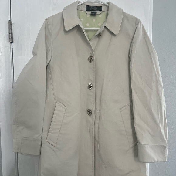 Authentic Coach Trench Coat - Picture 1 of 8